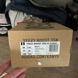 Adidas Yeezy Boost 350 V2 Infant - Black and Red